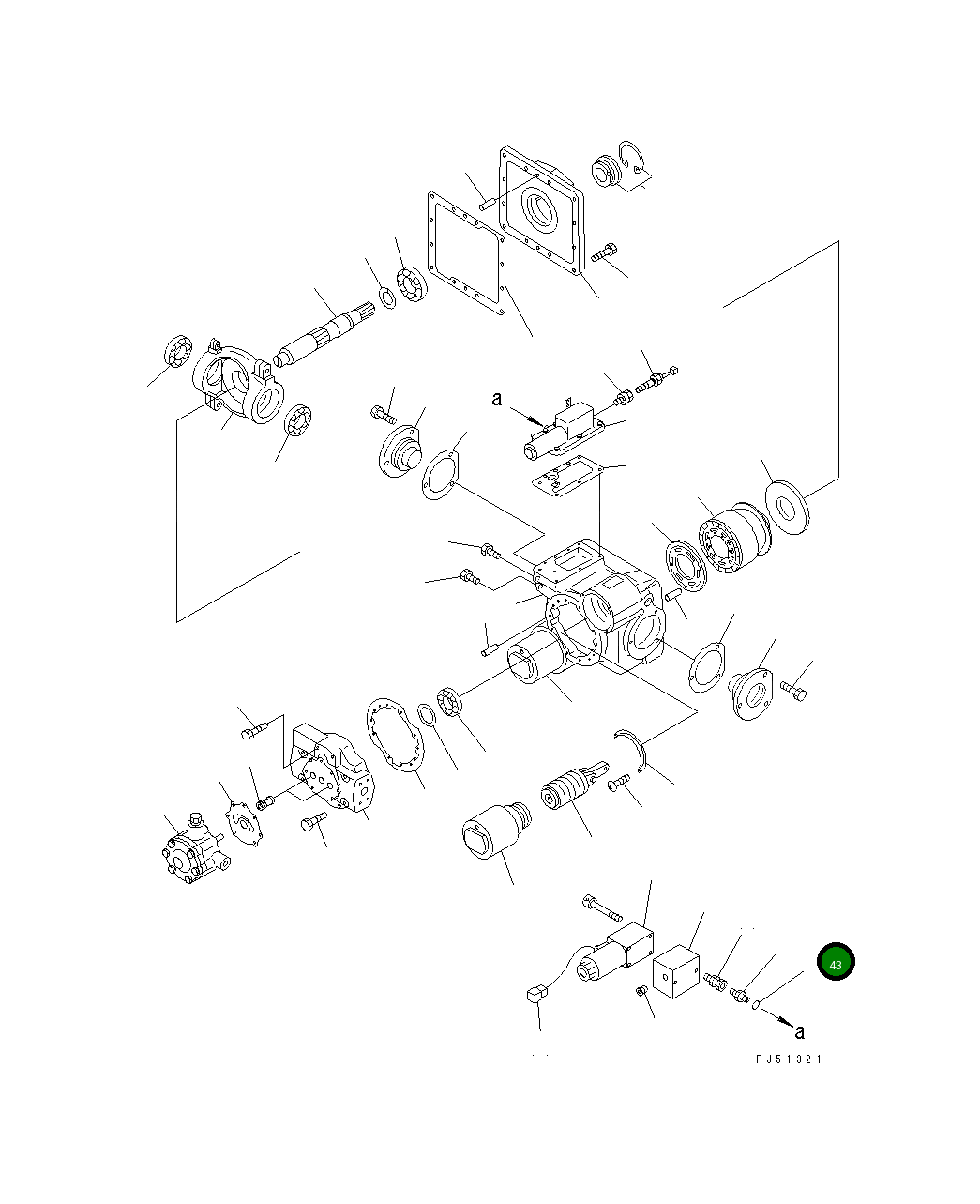 Кольцо уплотнительное (O-Ring) 262-61-21960  Komatsu
