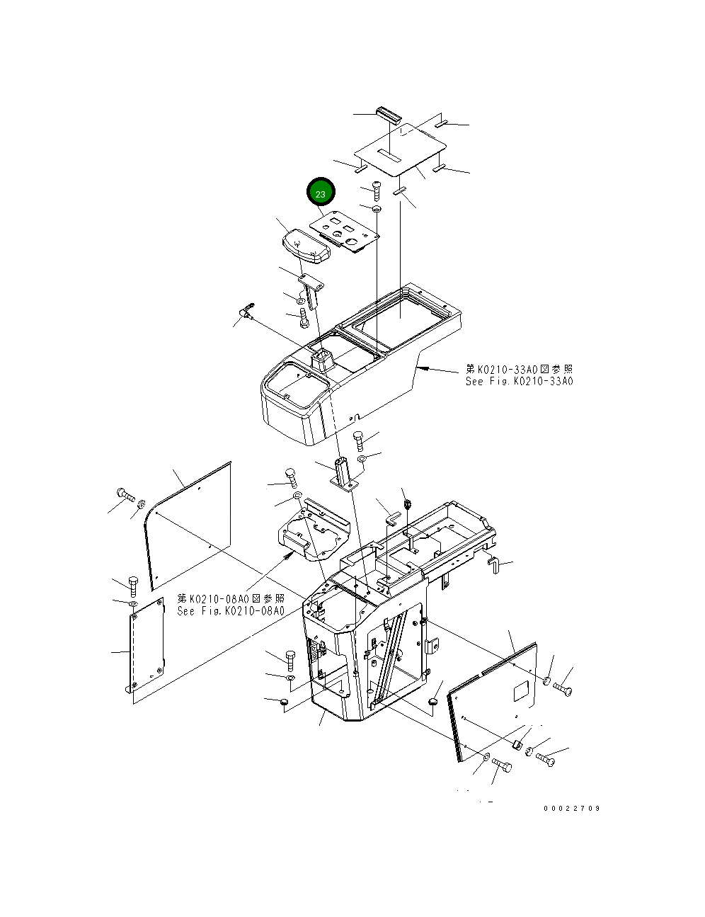 Крышка 419-879-3610  Komatsu