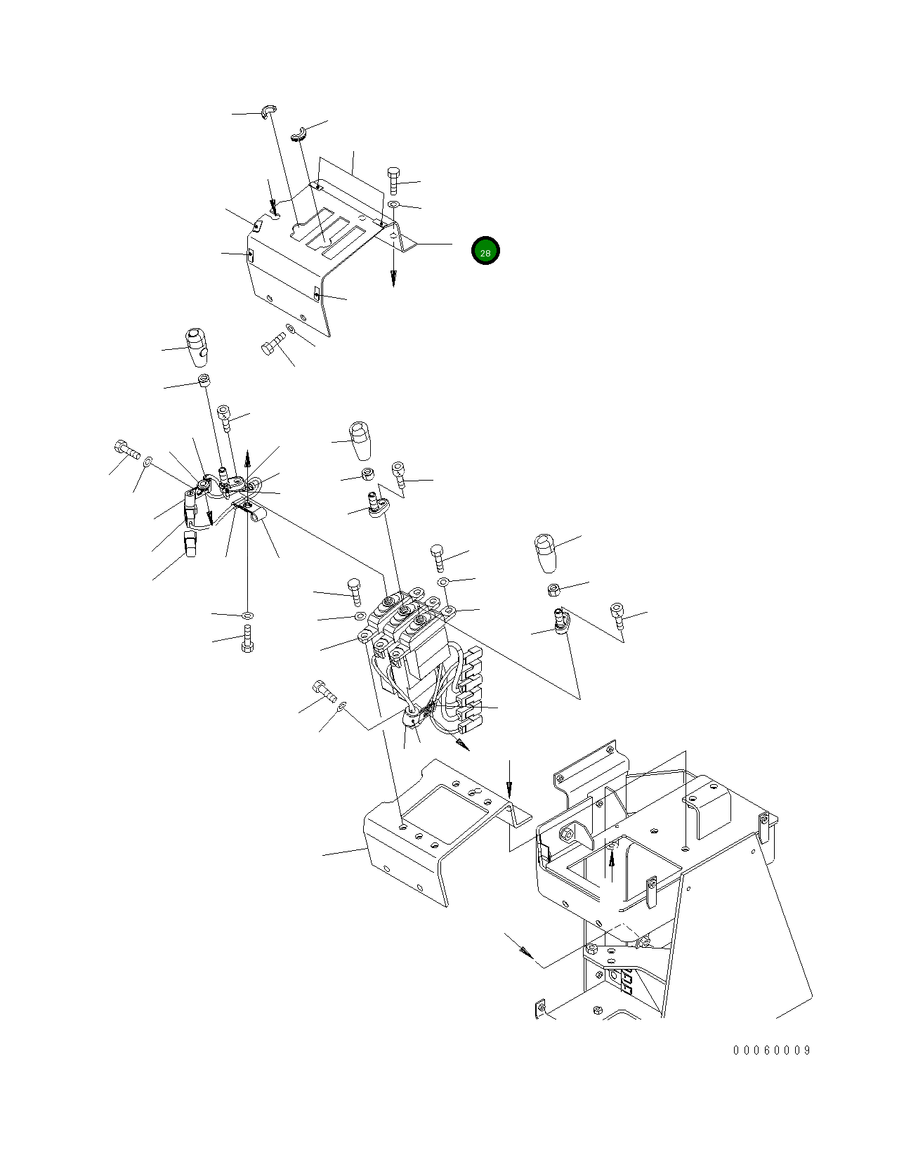 Крышка 423-43-48630 Komatsu