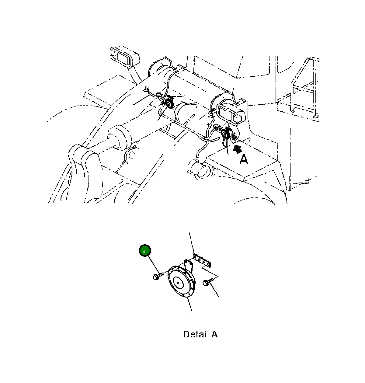 Болт 01435-00520  Komatsu