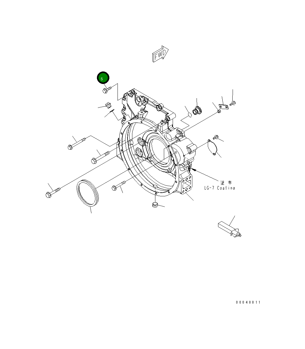 Болт 6742-01-5504 Komatsu