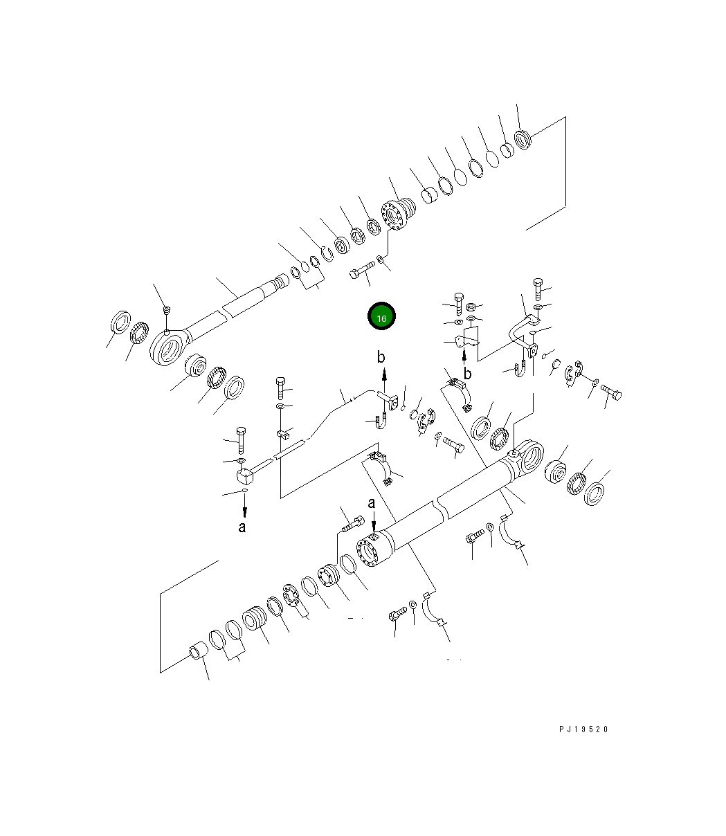 Болт 01010-52795 Komatsu