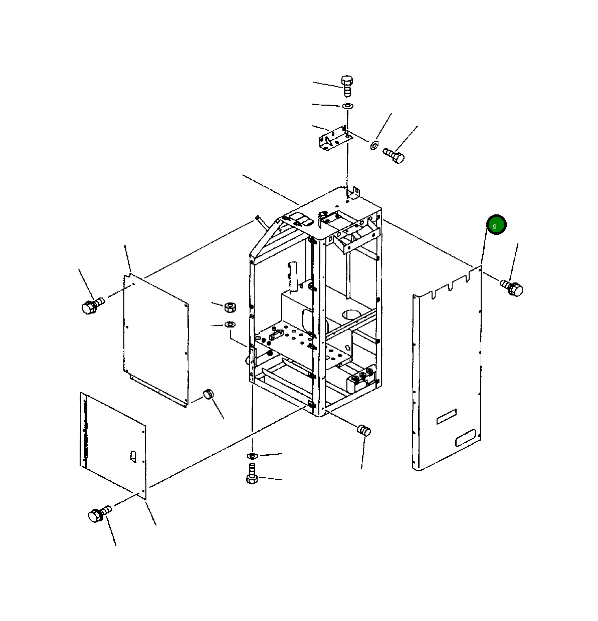 Крышка 428-54-12321 Komatsu