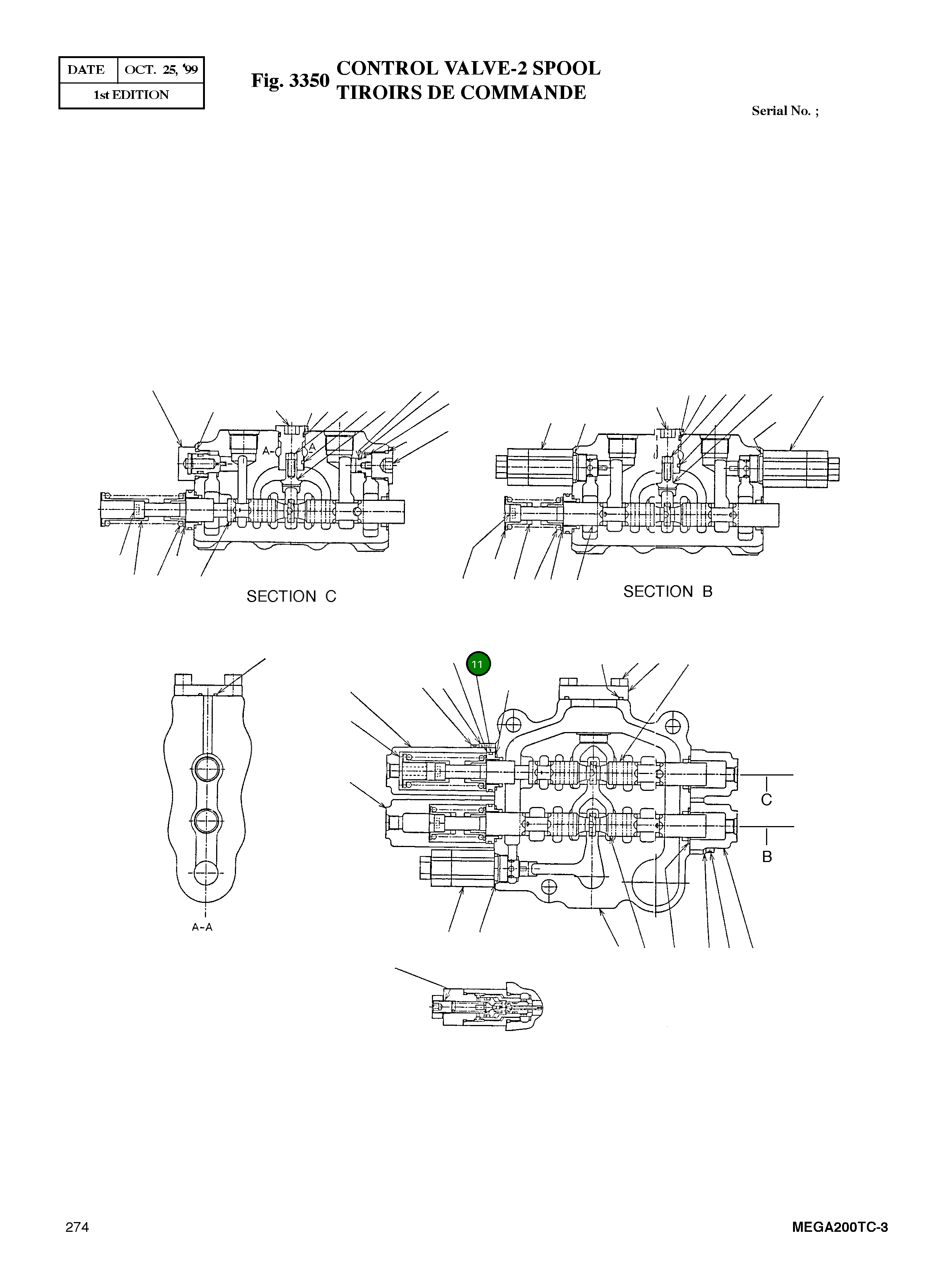 Кольцо уплотнительное (O-Ring) 180-00009 Komatsu