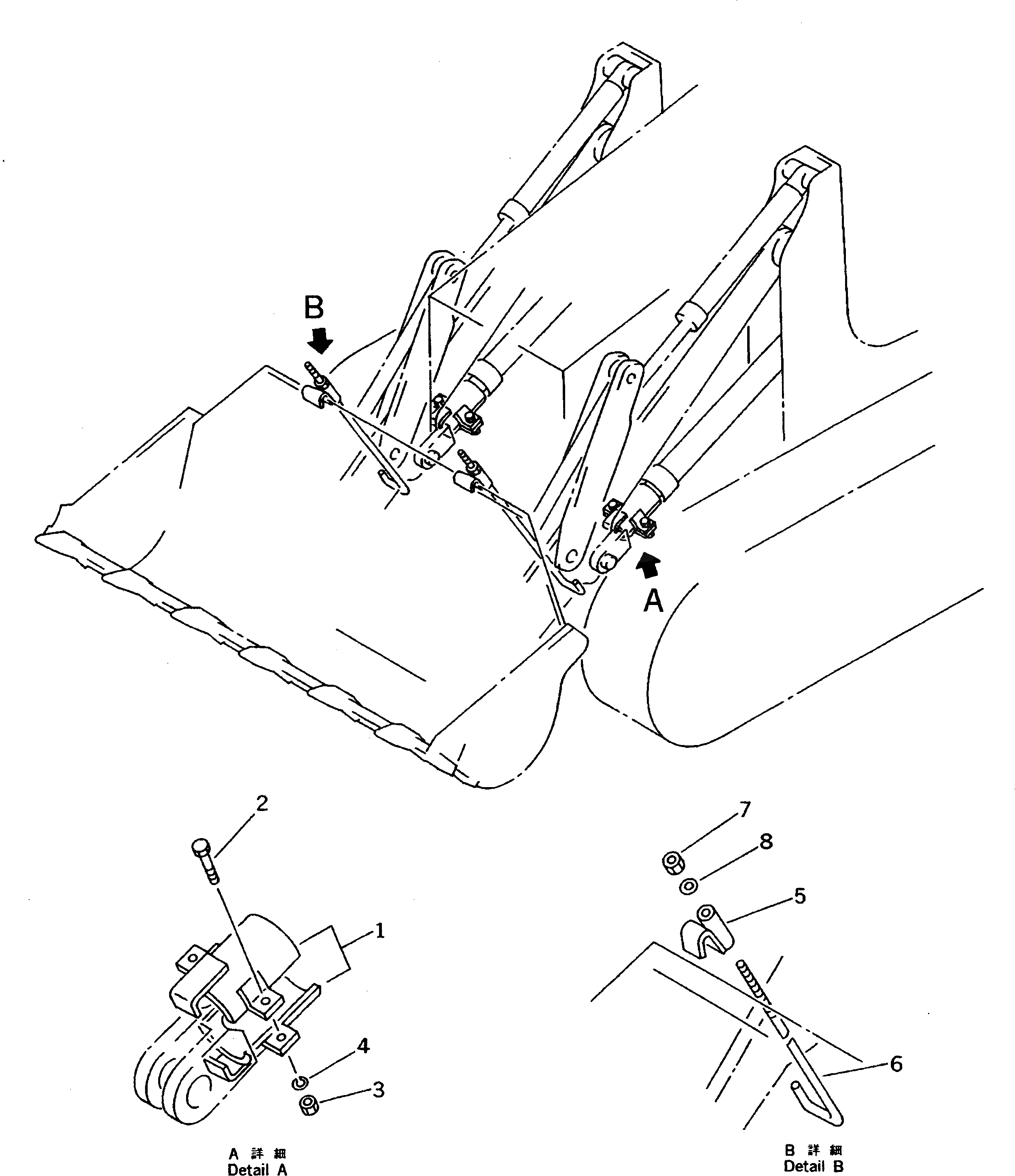 Болт 113-A44-1120 Komatsu