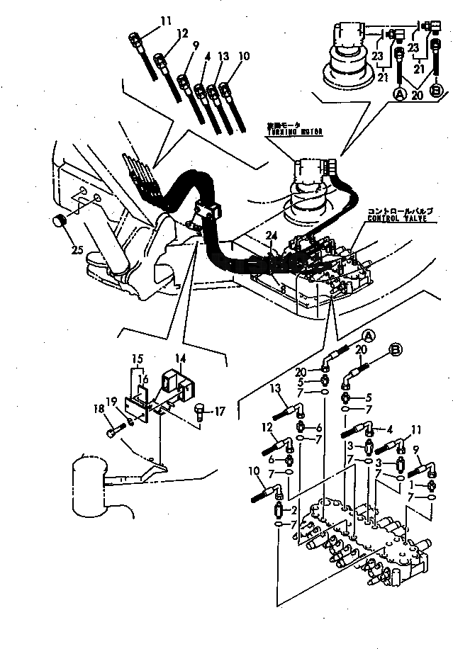 Болт YM26116-100802  Komatsu