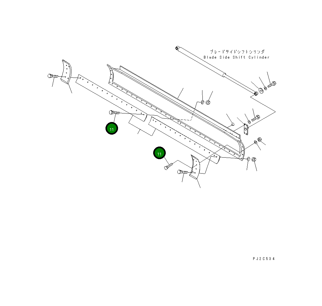 Болт 232-70-12590 Komatsu