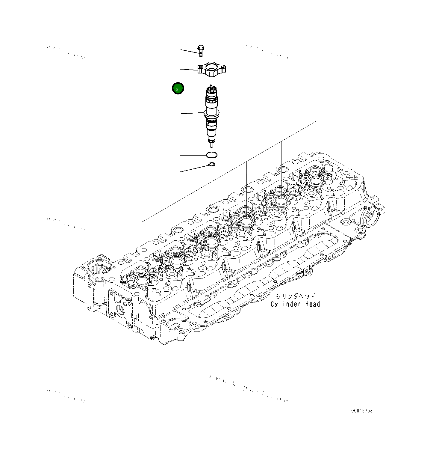 Болт 6742012630  Komatsu