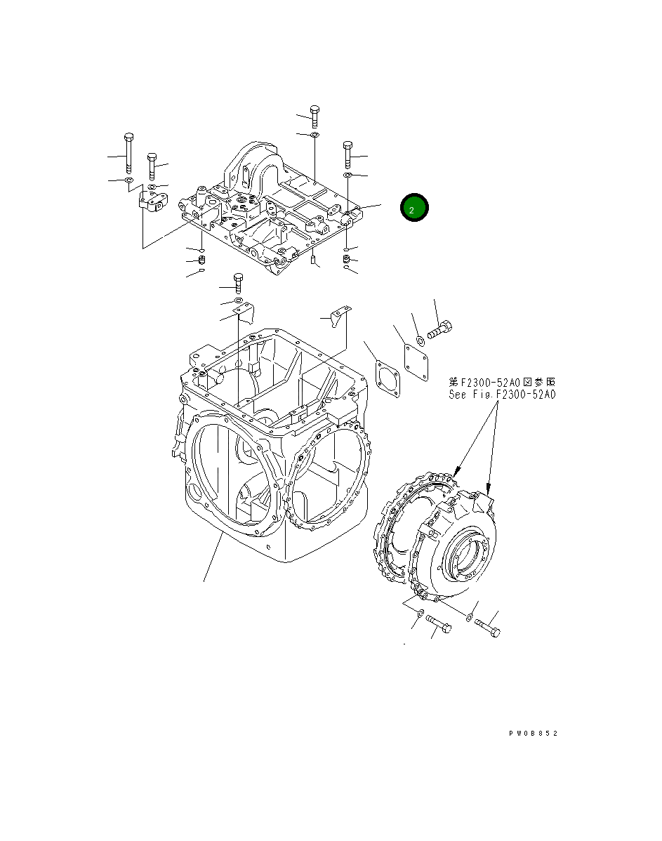 Крышка 14Y-22-15132  Komatsu