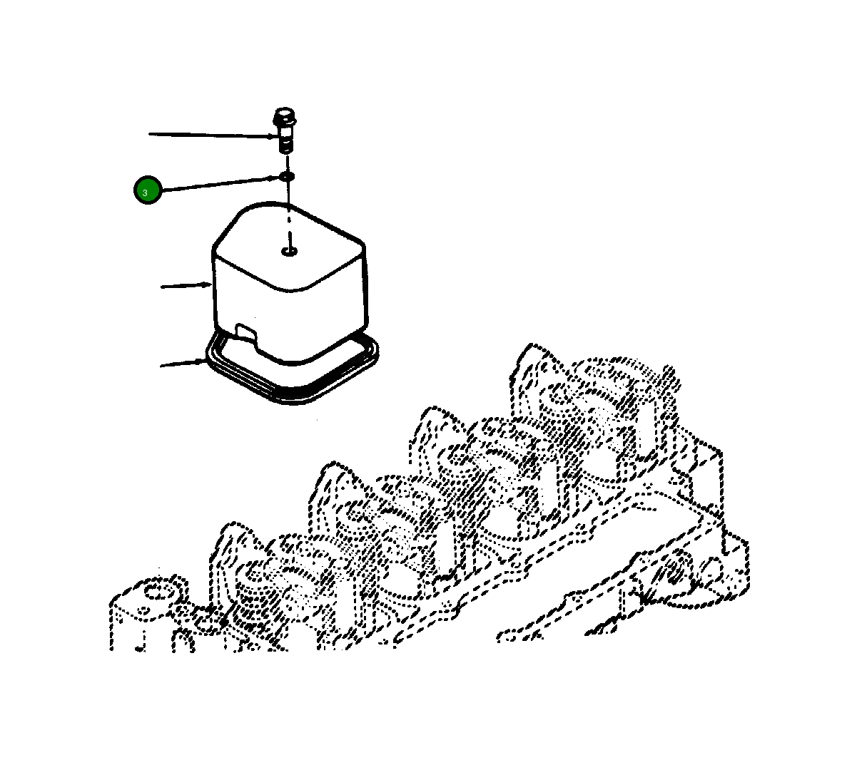 Кольцо уплотнительное (O-Ring) 1240 186 H1  Komatsu