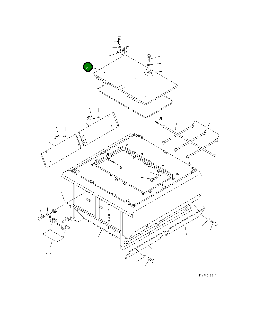 Крышка 277-70-51120 Komatsu