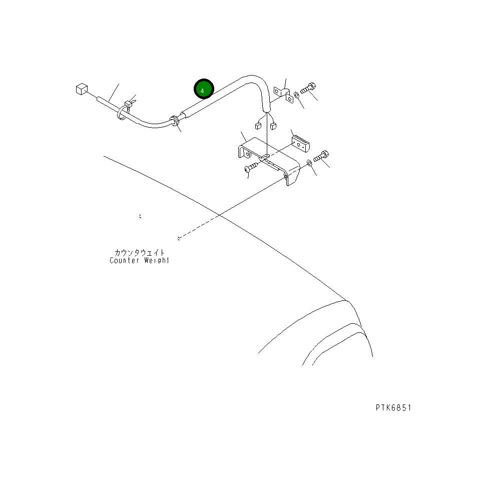 Крышка 20E-46-K2140 Komatsu