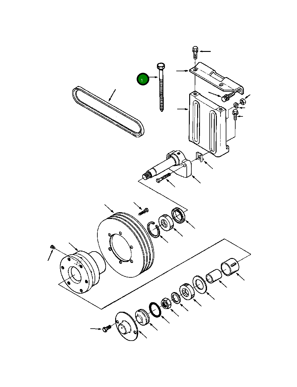 Болт 1241 913 H1  Komatsu
