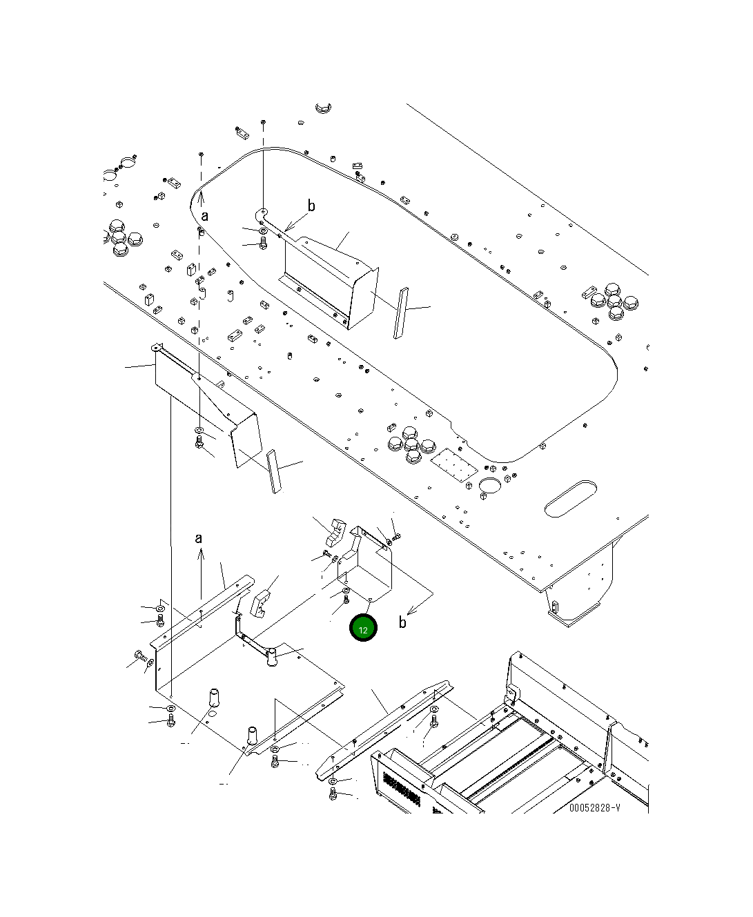 Крышка 21T-54-39151  Komatsu