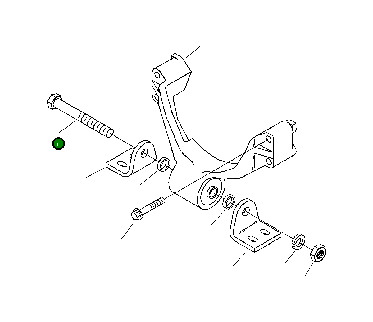 Болт 6735-21-3730 Komatsu