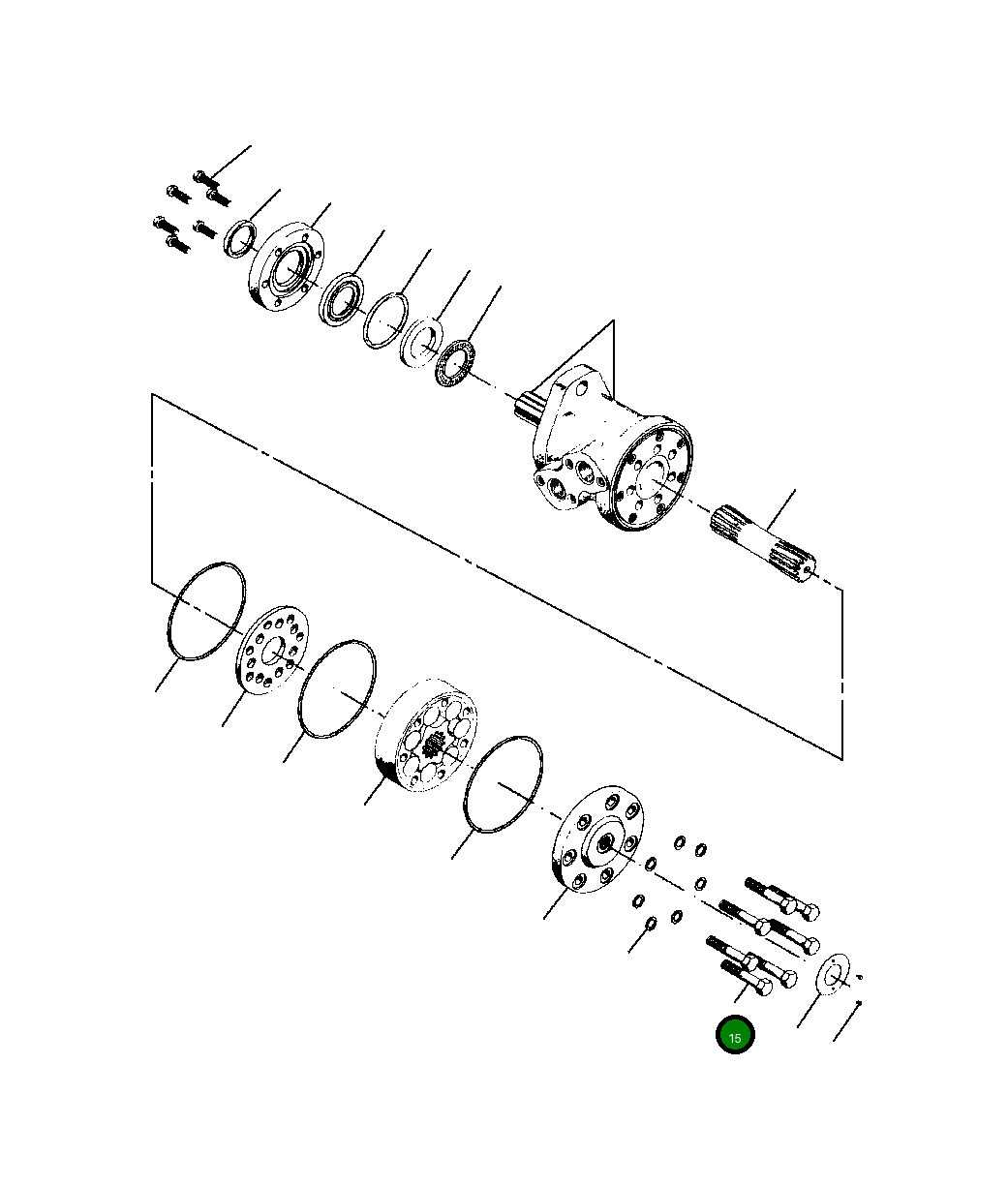 Болт 1287 294 H1 Komatsu