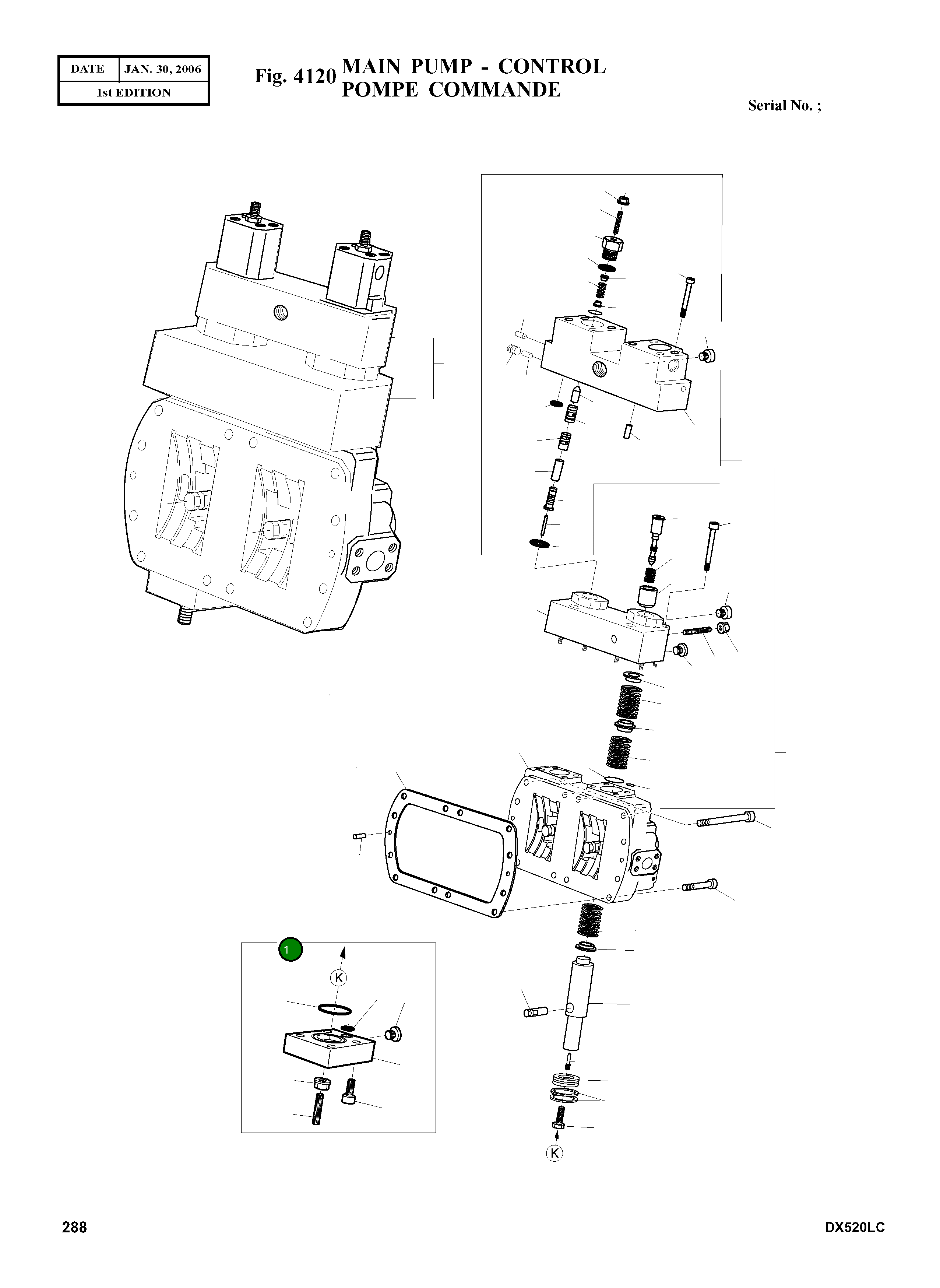 Крышка 2.430-00228  Komatsu