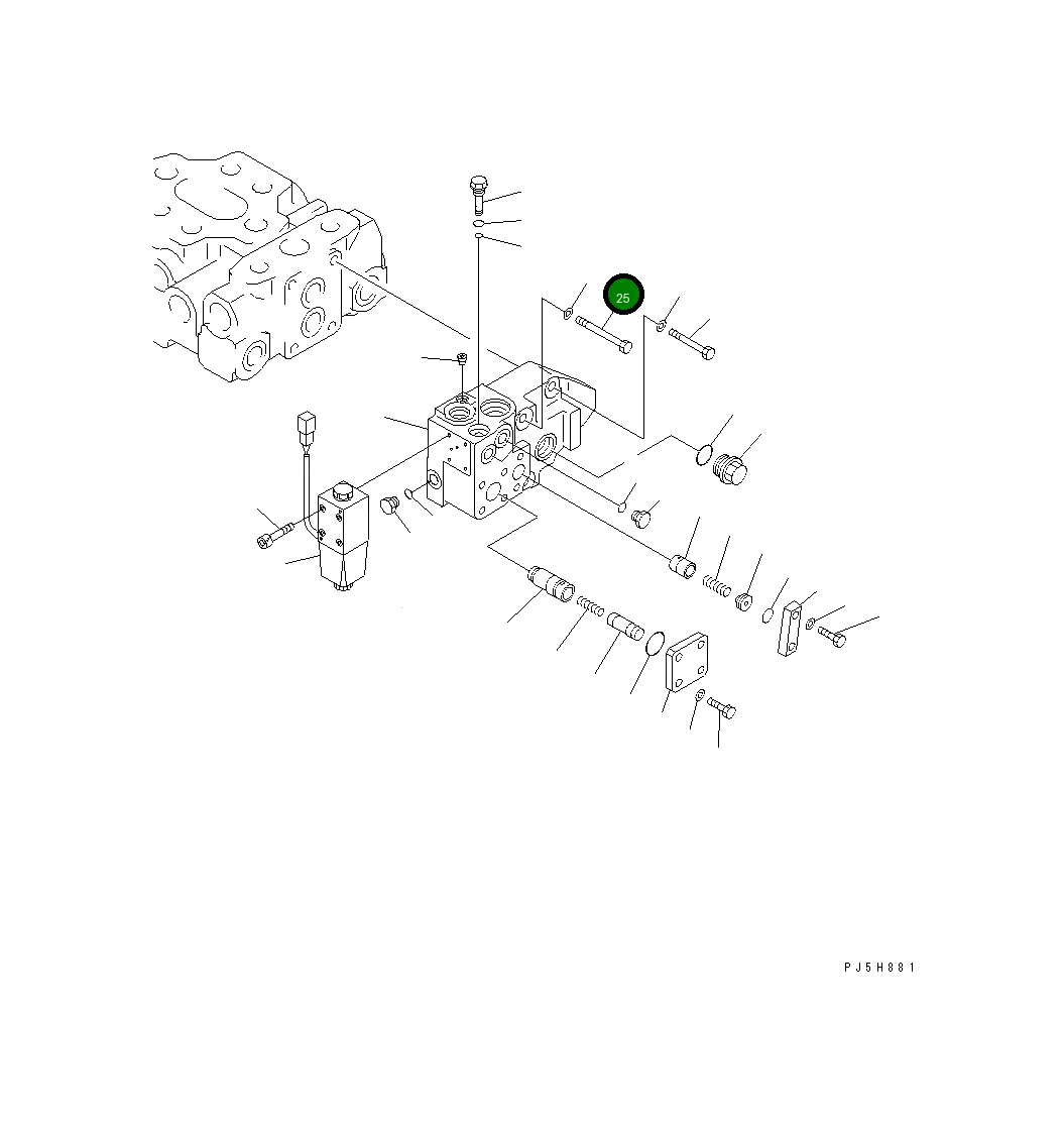 Болт 700-92-11780  Komatsu