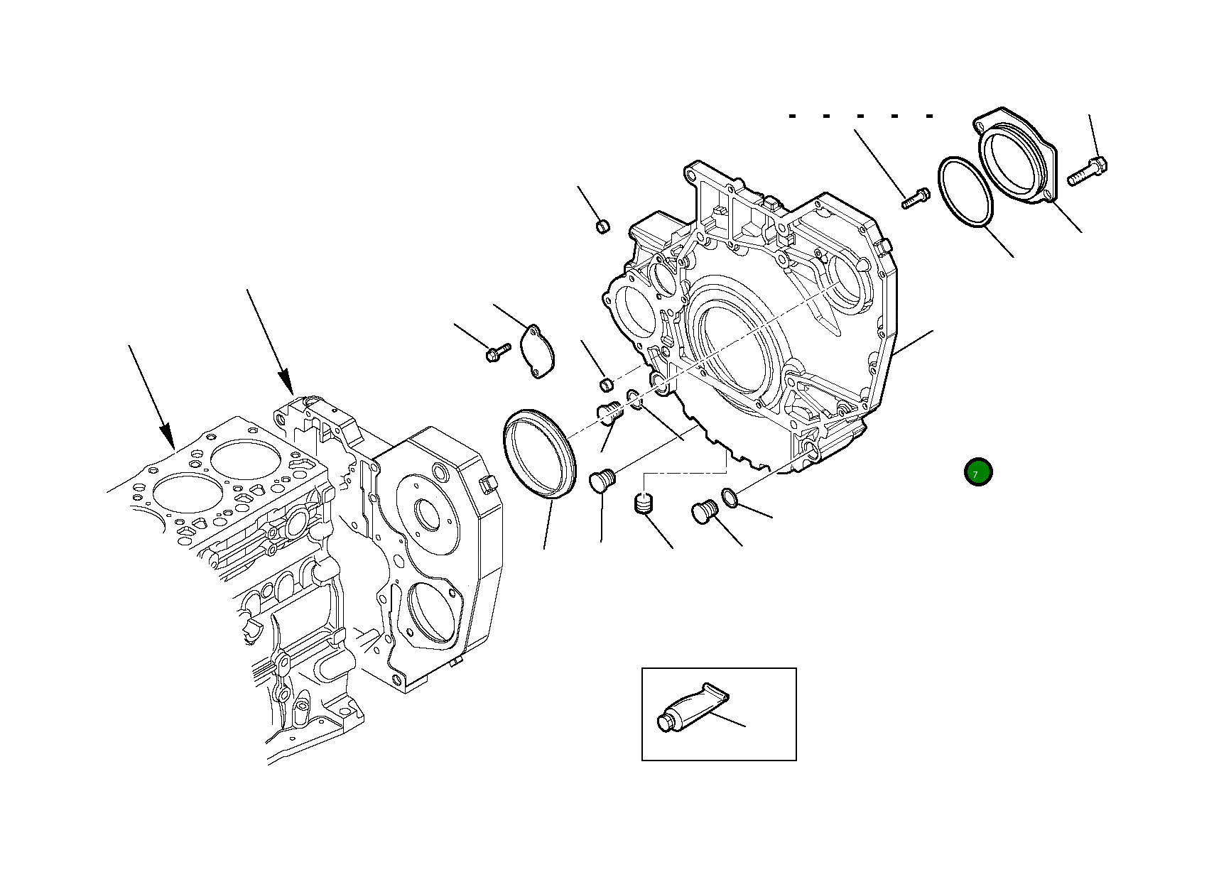 Болт EA504080094 Komatsu