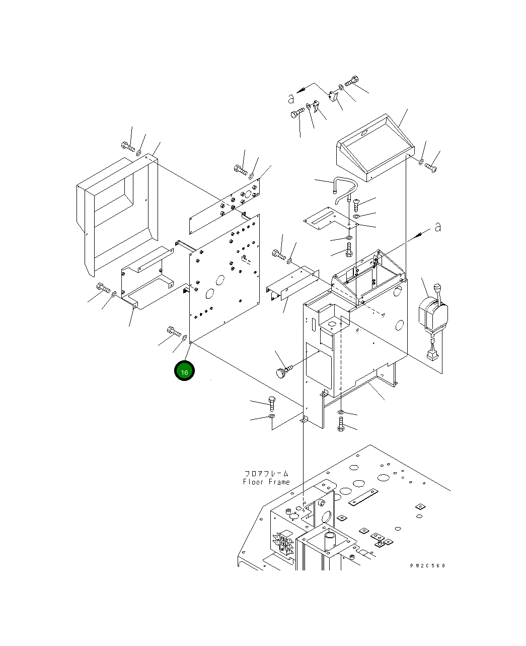 Крышка 234-54-54230 Komatsu