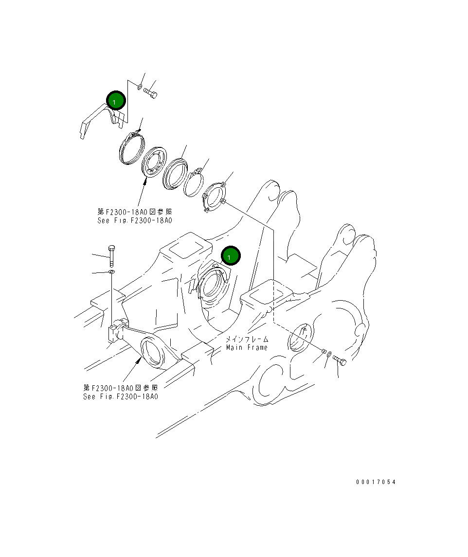 Крышка 17M-21-24141 Komatsu