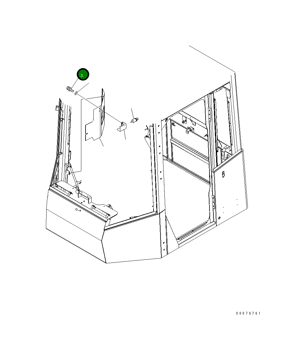 Болт 215459 Komatsu
