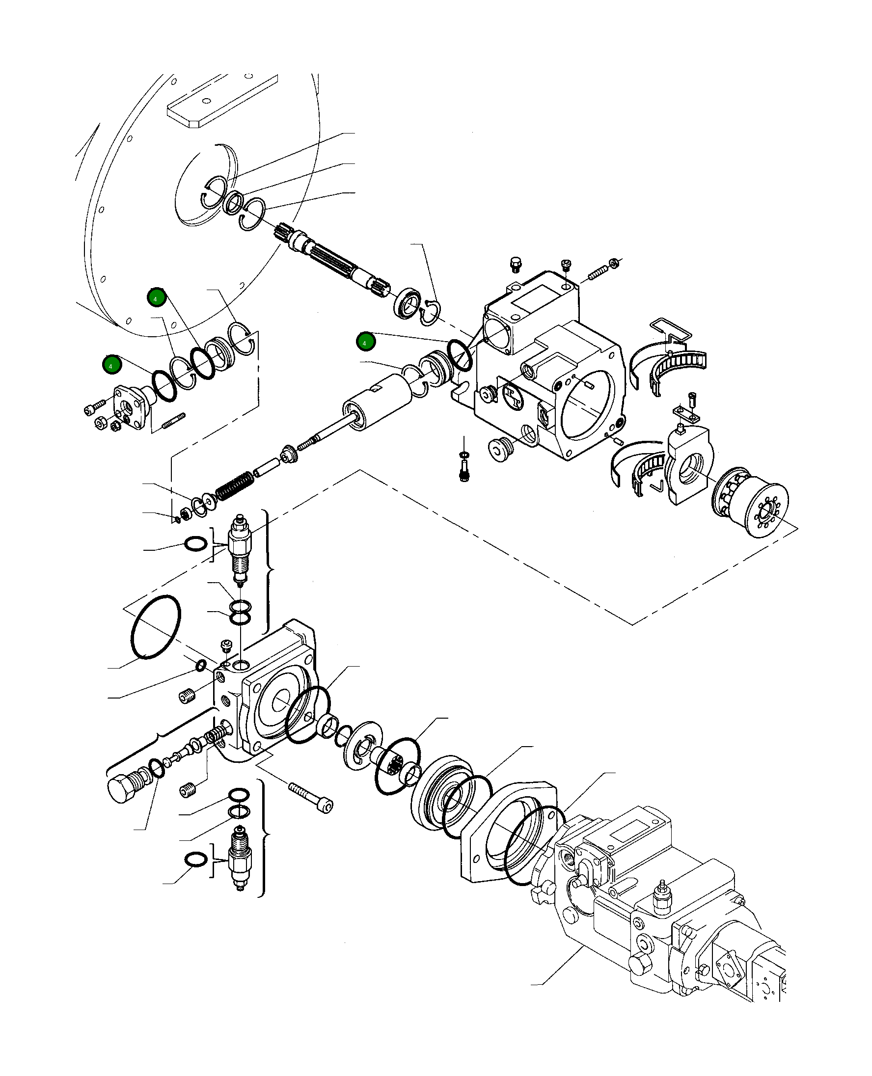 Кольцо уплотнительное (O-Ring) 840225198 Komatsu