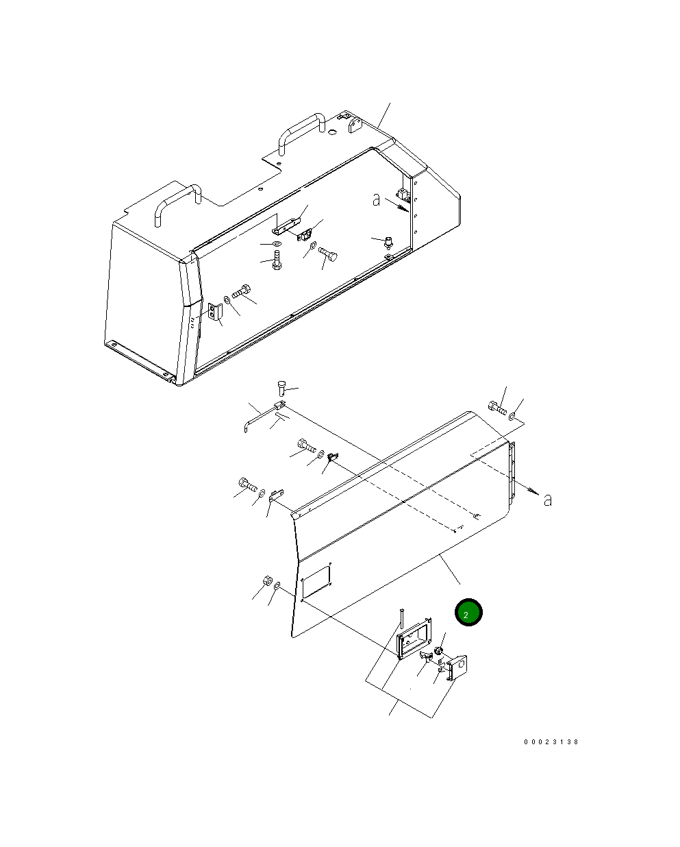 Крышка 154-54-78360 Komatsu