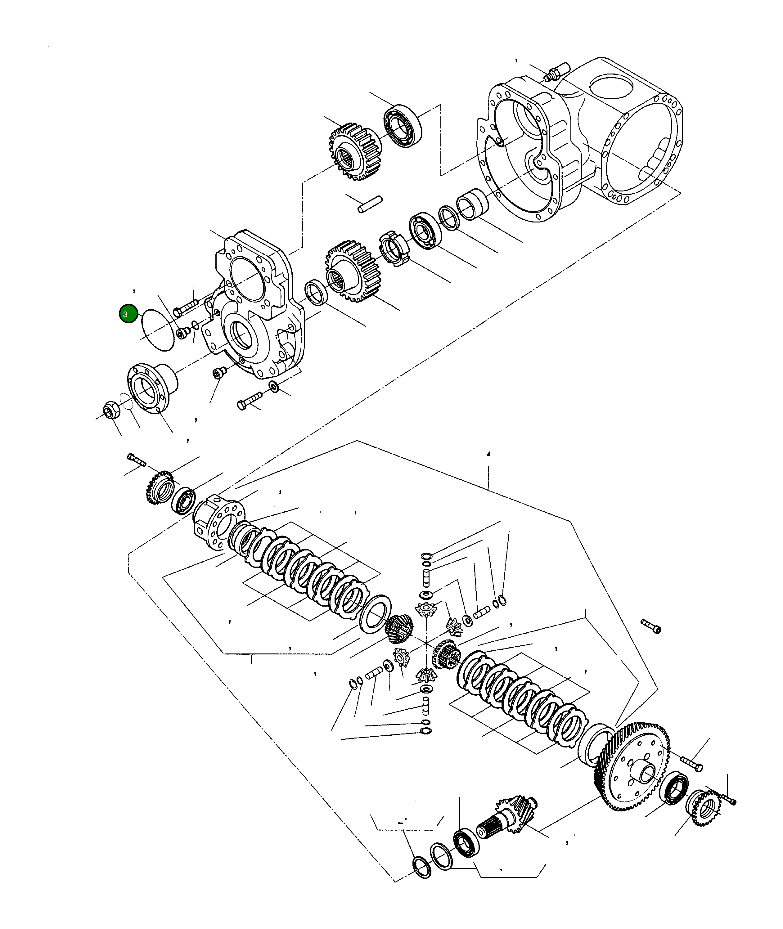 Кольцо уплотнительное (O-Ring) 42U-23-H0P99 Komatsu