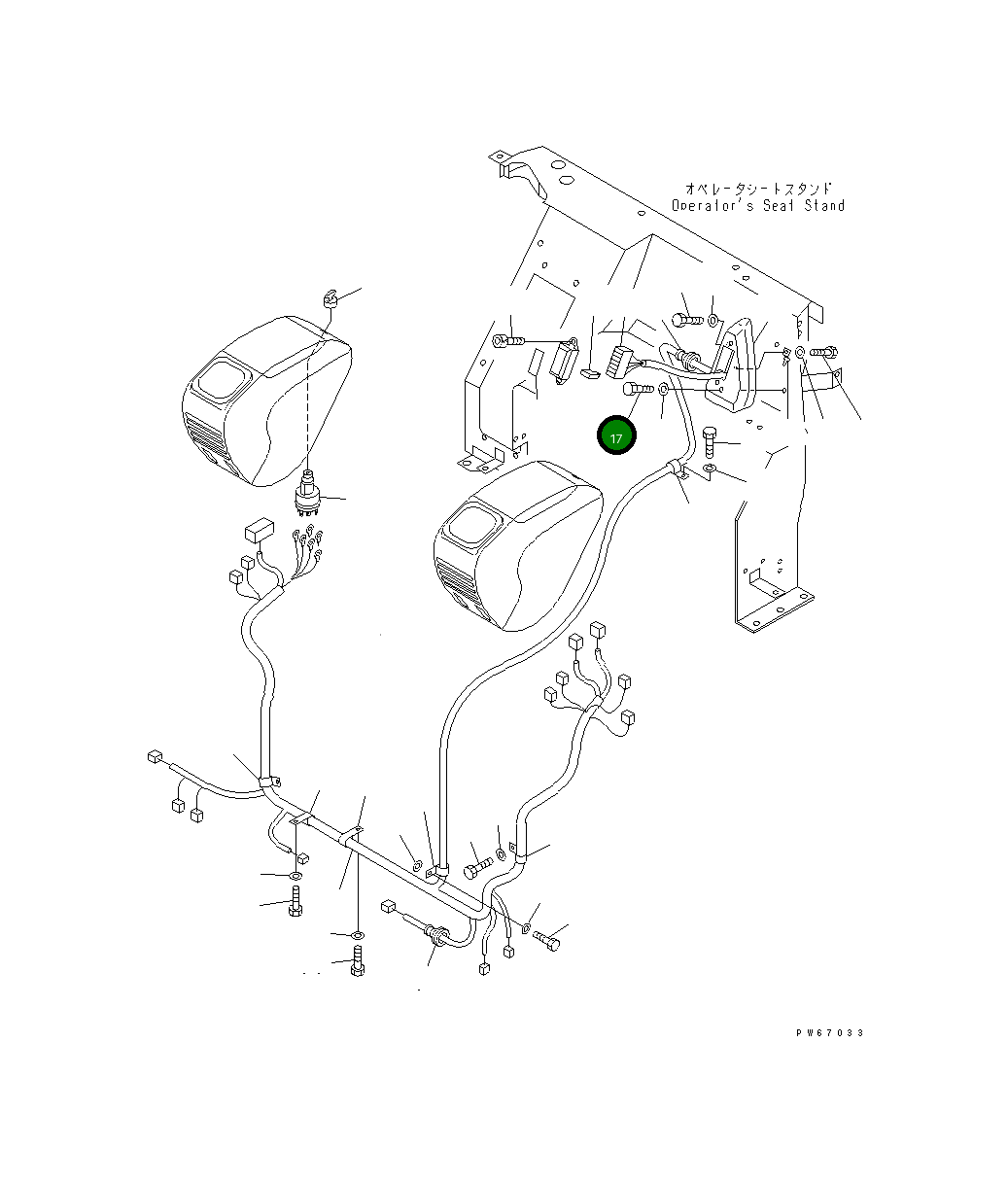 Болт 01010-D0865 Komatsu