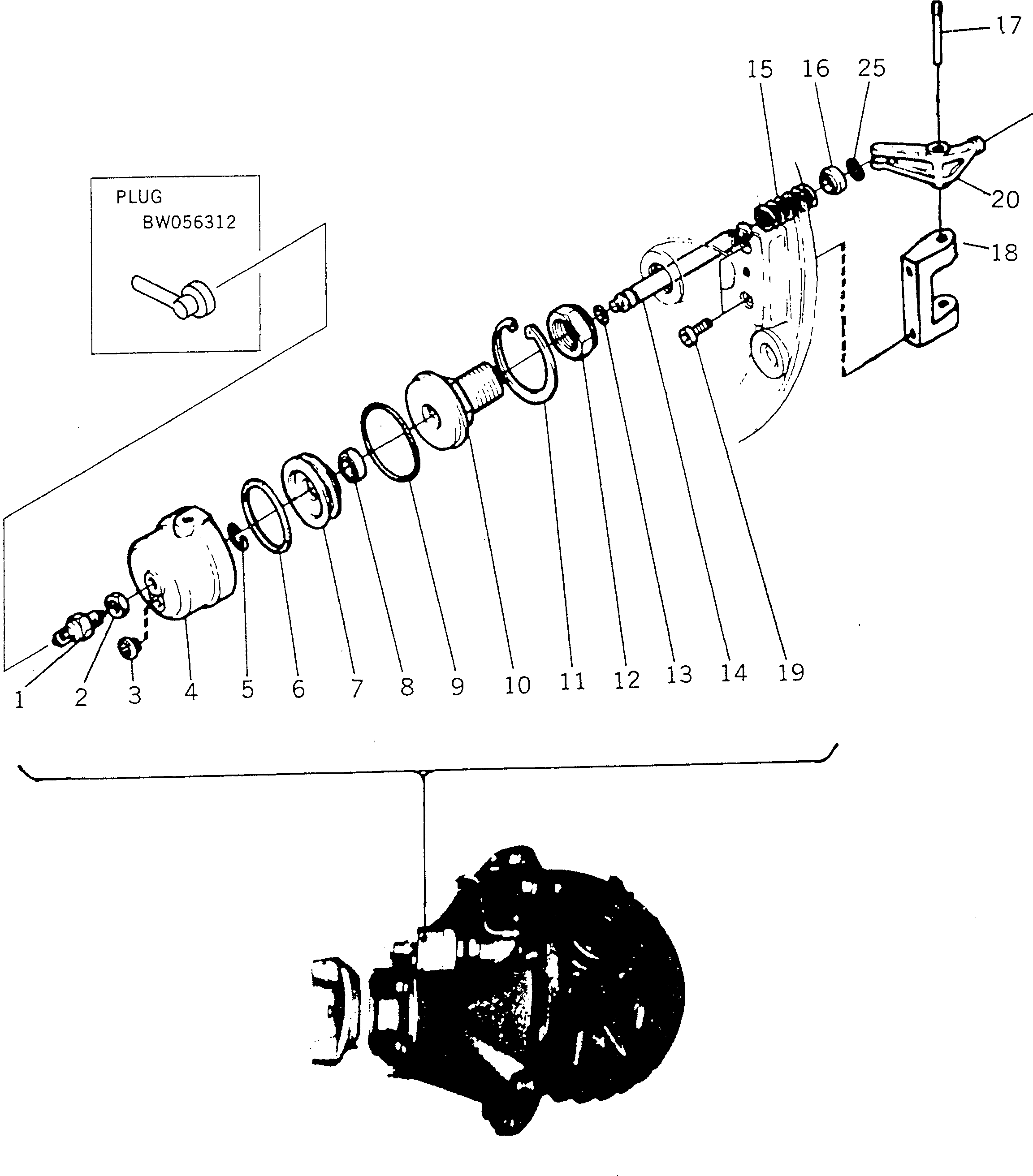 Кольцо уплотнительное (O-Ring) BW053578 Komatsu