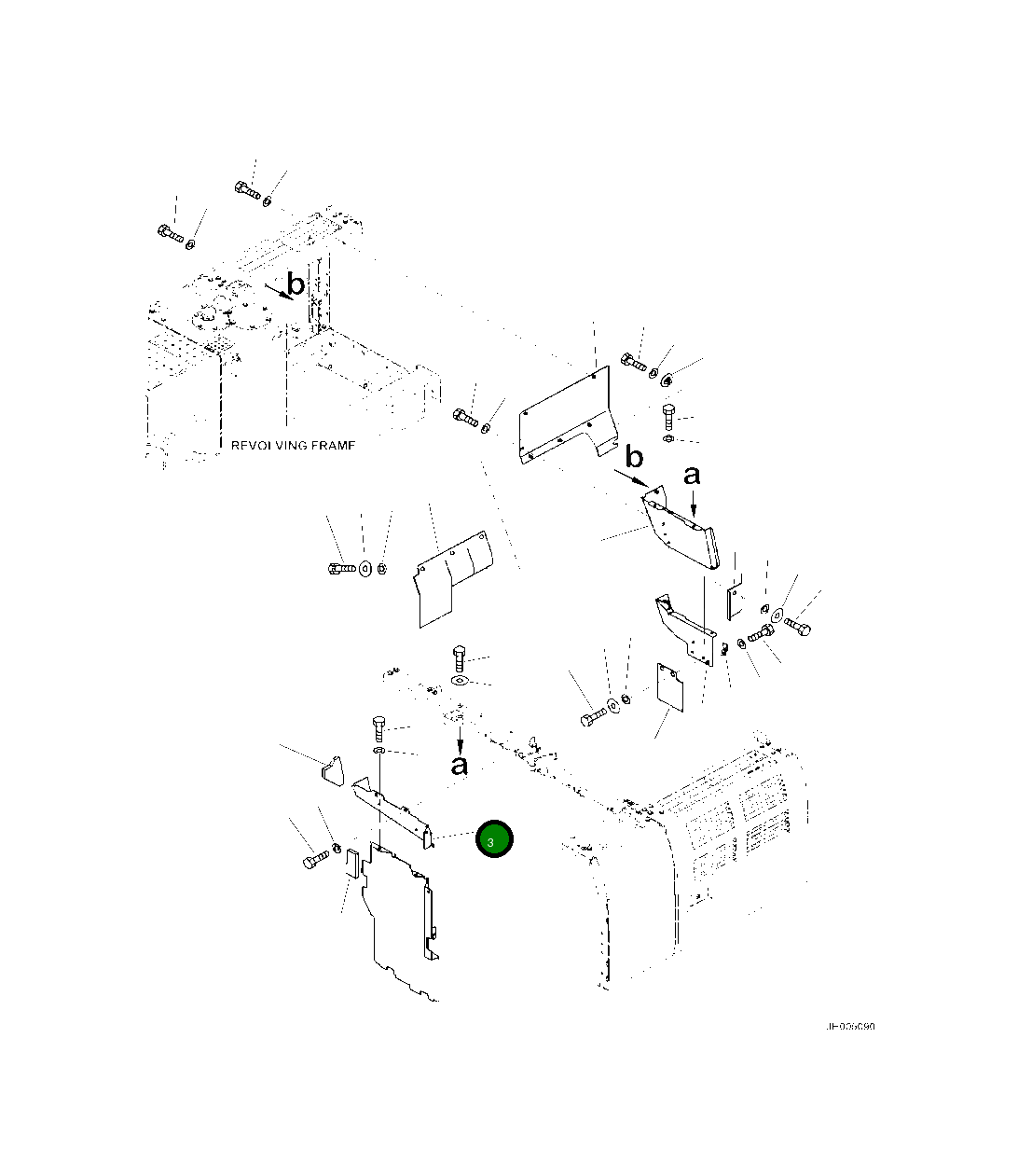 Крышка 2A5-54-12151 Komatsu