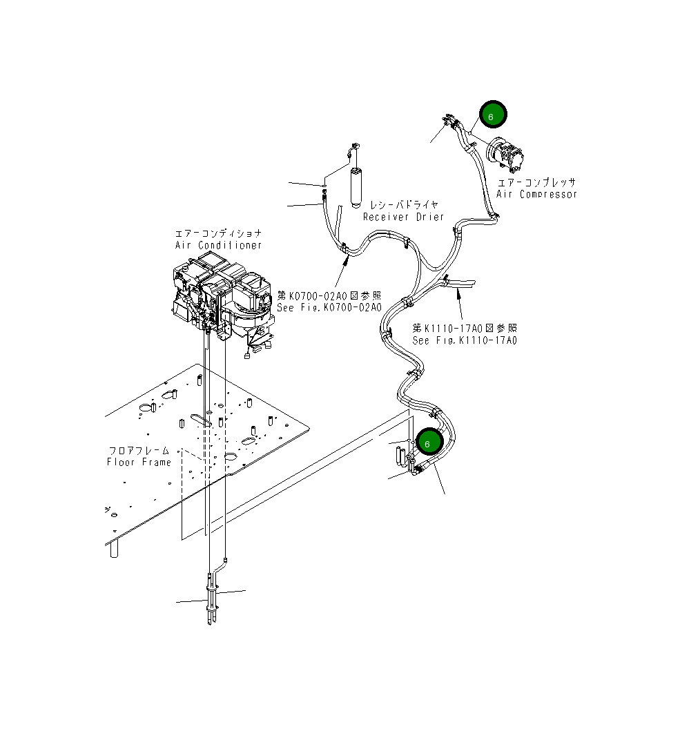Кольцо уплотнительное (O-Ring) 20Y-64-3130 Komatsu