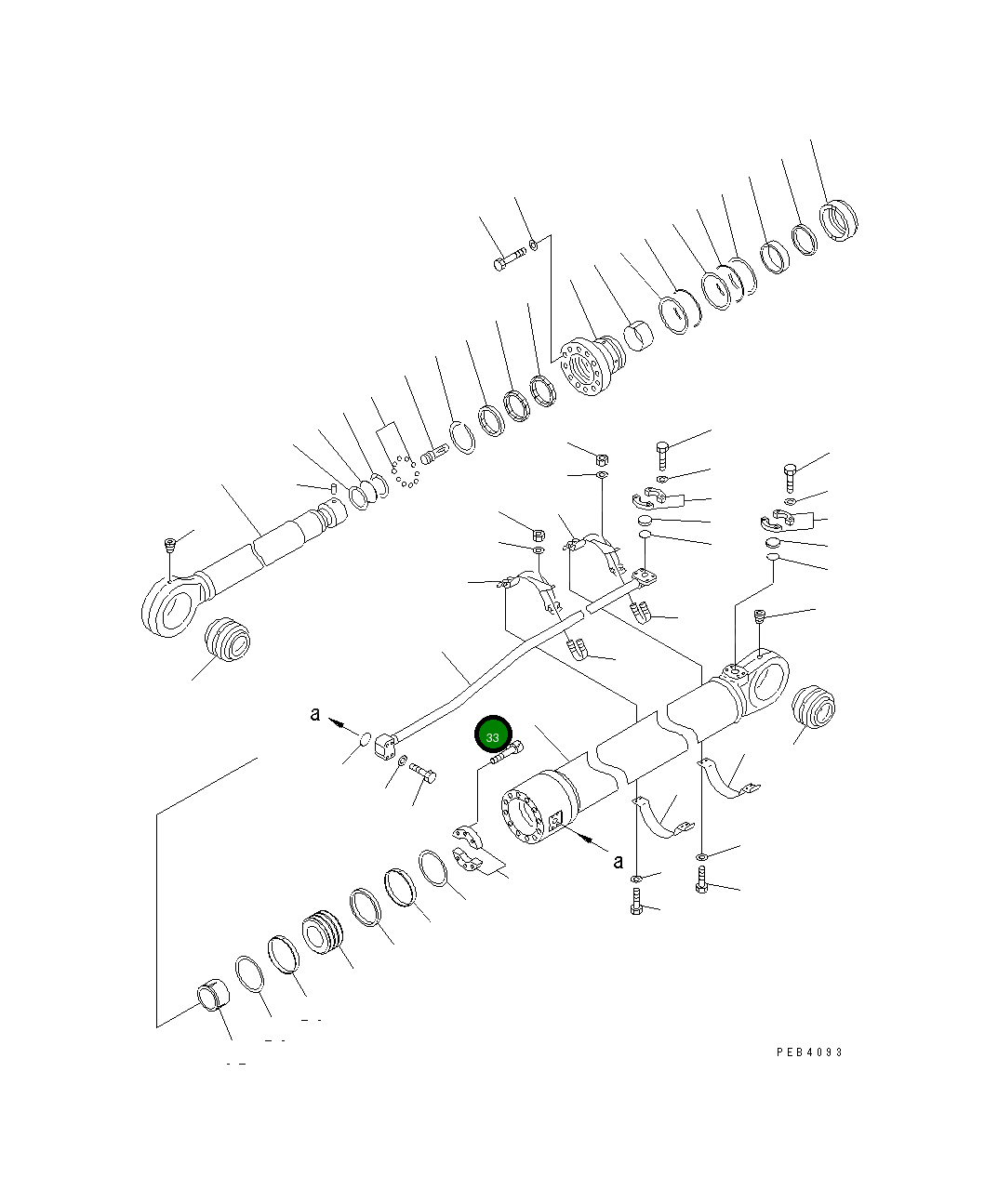 Болт 01252-31460 Komatsu