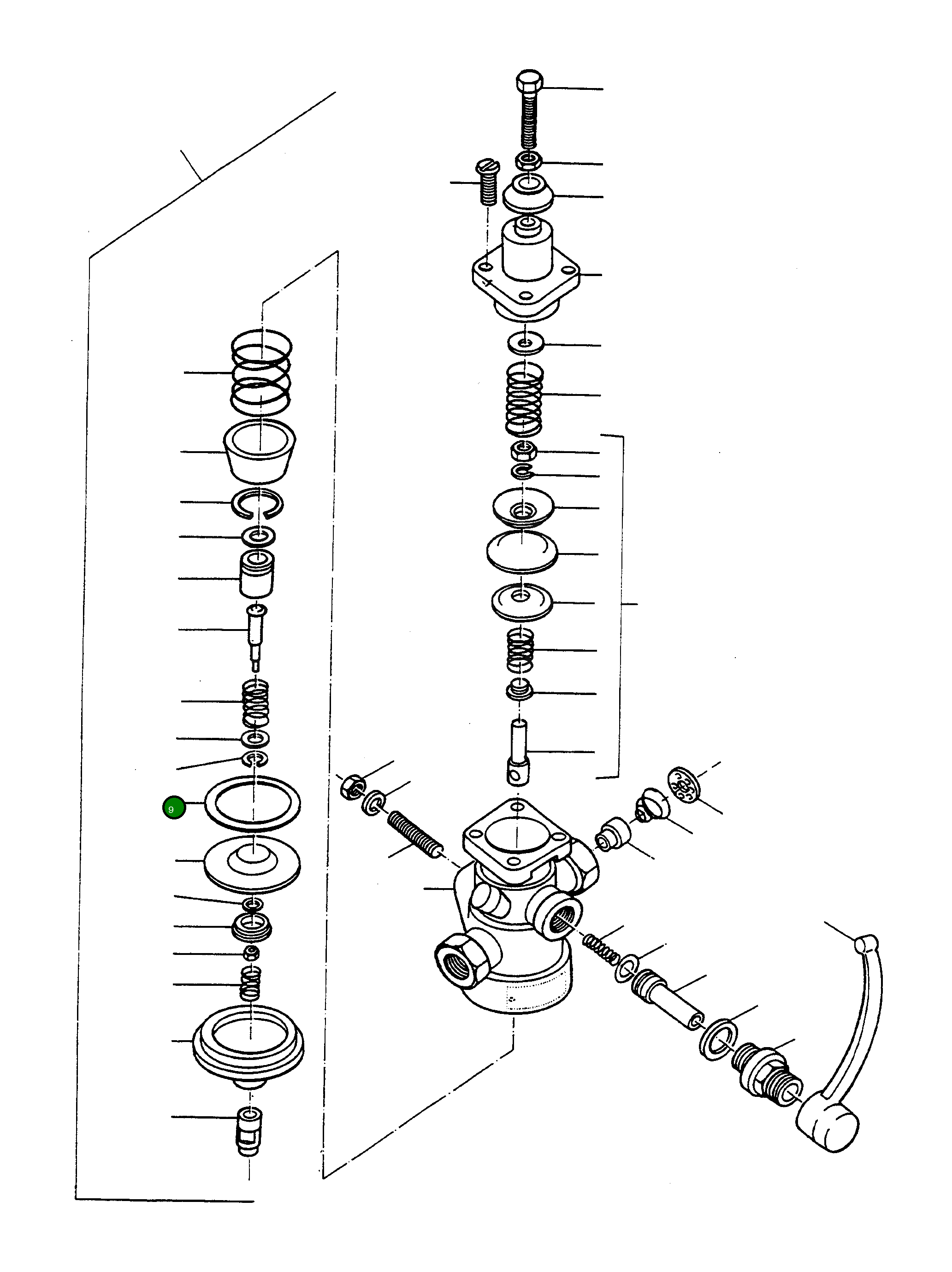 Кольцо уплотнительное (O-Ring) 3069621M8 Komatsu