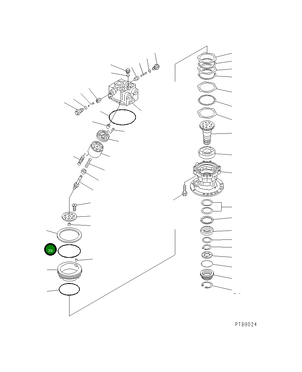 Кольцо уплотнительное (O-Ring) 07000-12145 Komatsu