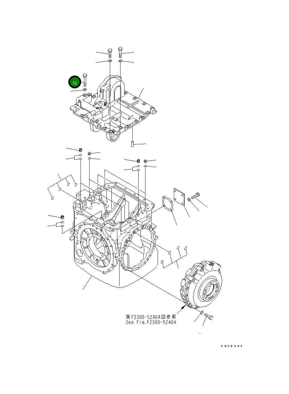 Болт 01011-61615  Komatsu