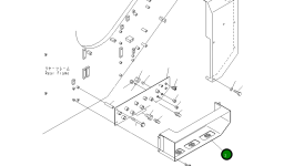 Крышка 42C-Z89-1452 Komatsu