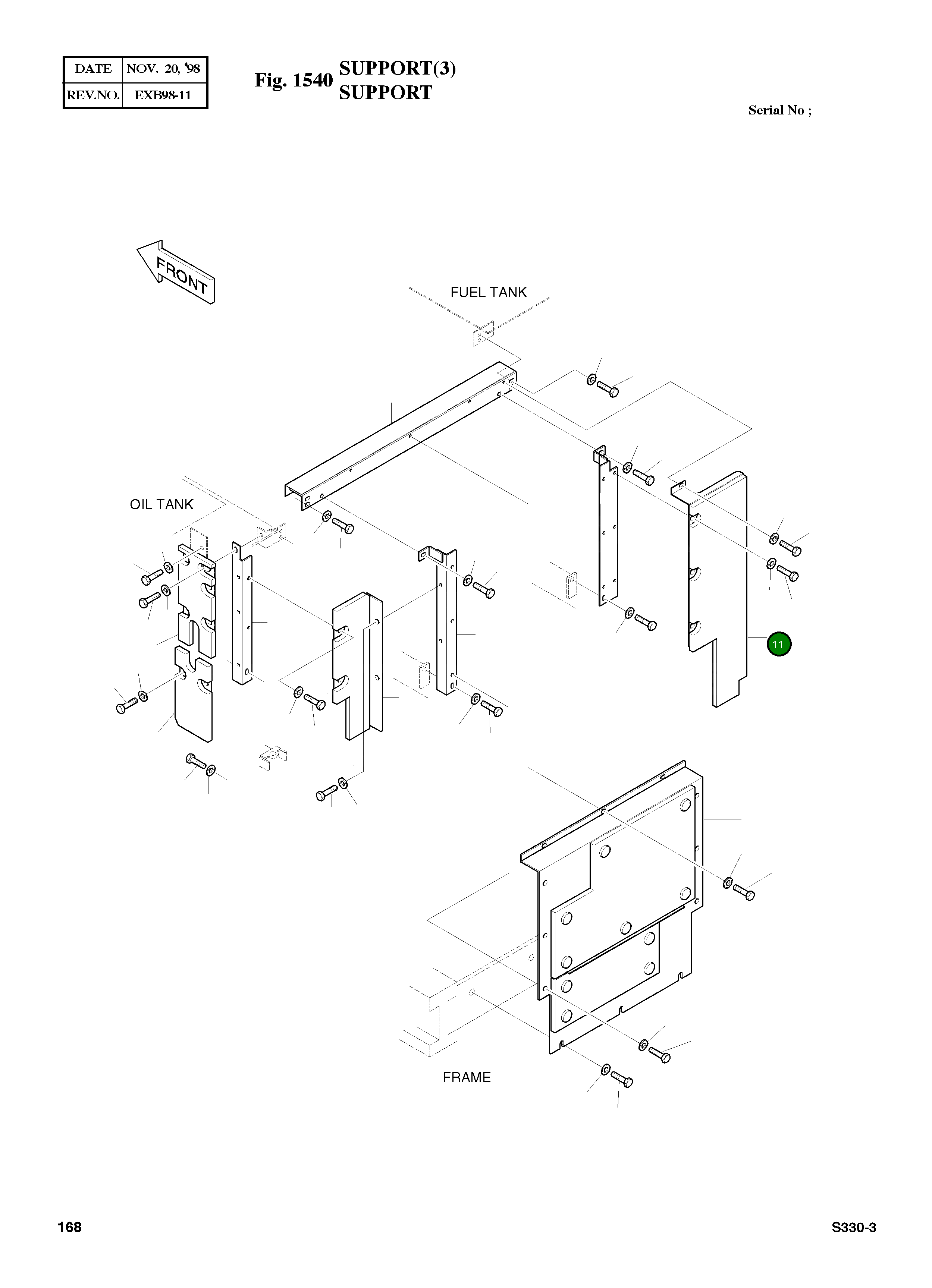 Крышка 2621-3177B Komatsu