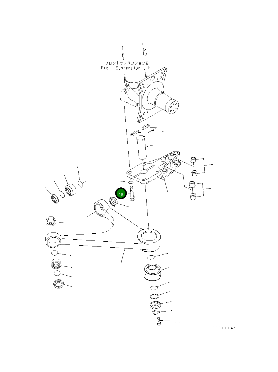 Болт 01010-83695 Komatsu