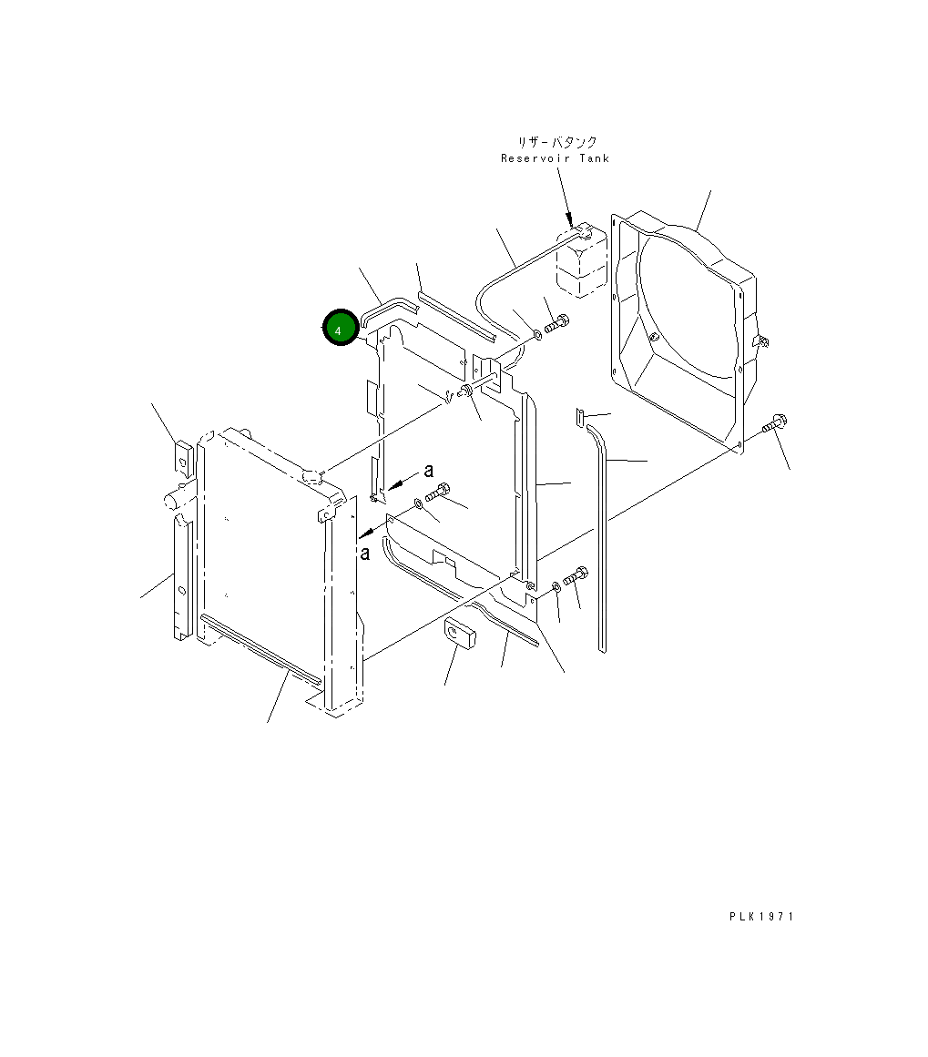Крышка 21Y-03-11221 Komatsu