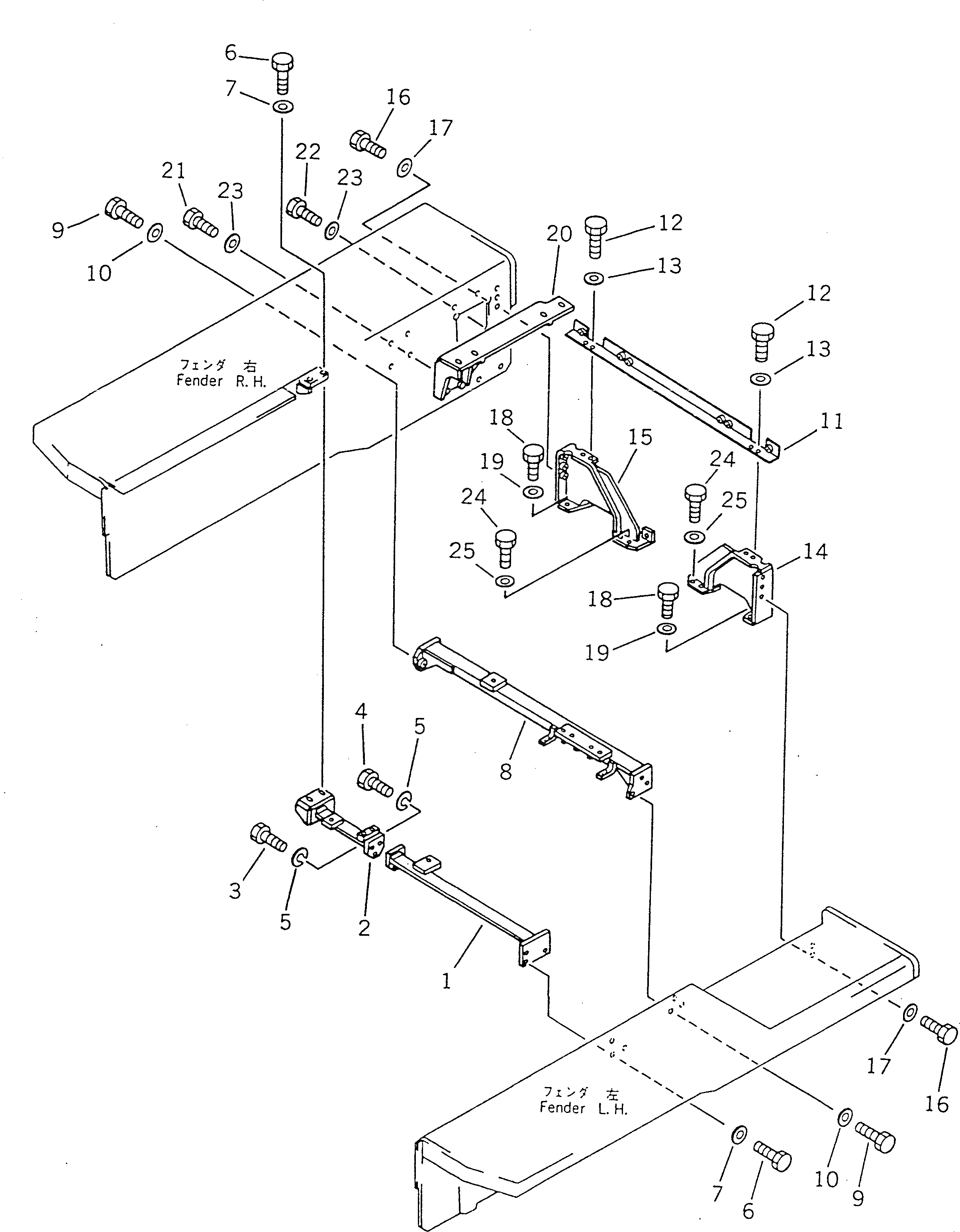 Болт 01090-51235 Komatsu