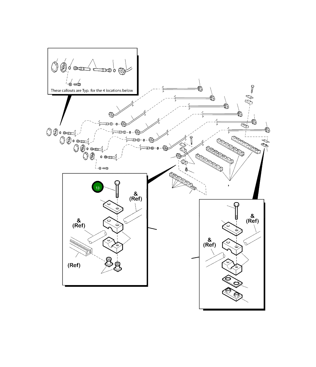 Болт 206-70-U1110 Komatsu