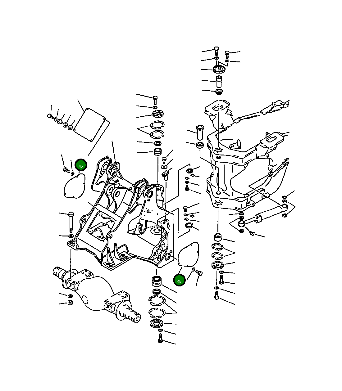 Крышка 426-46-11621 Komatsu