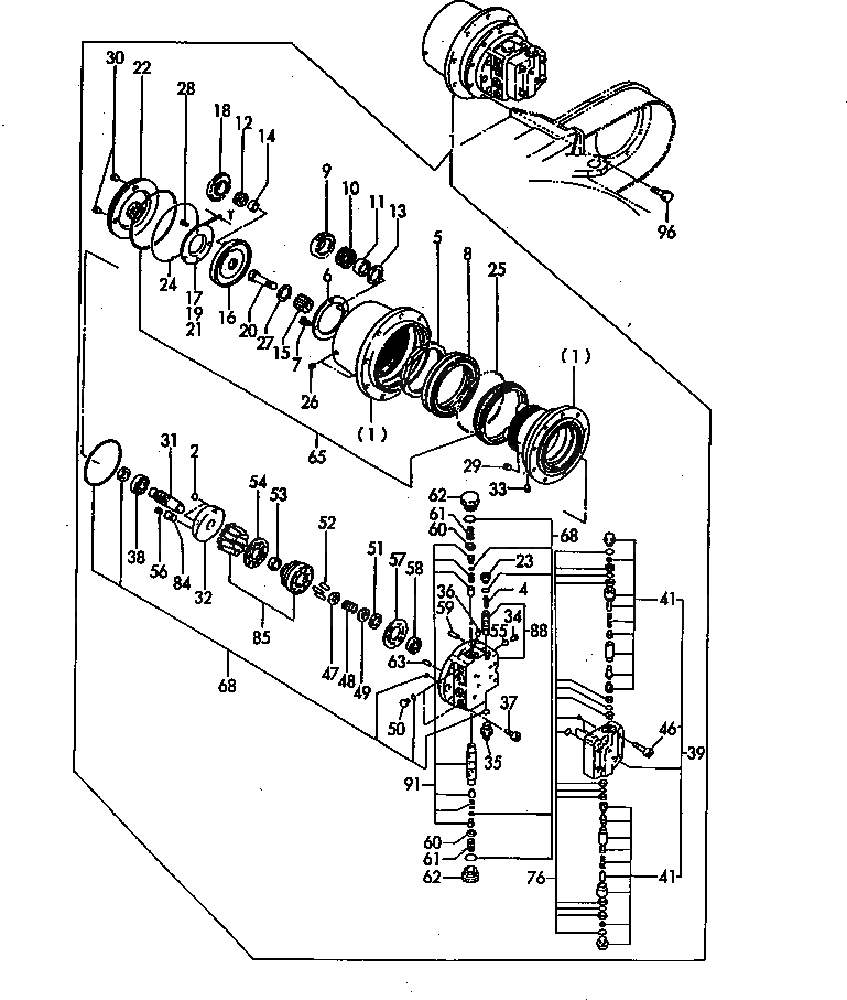 Кольцо YM172122-70630  Komatsu