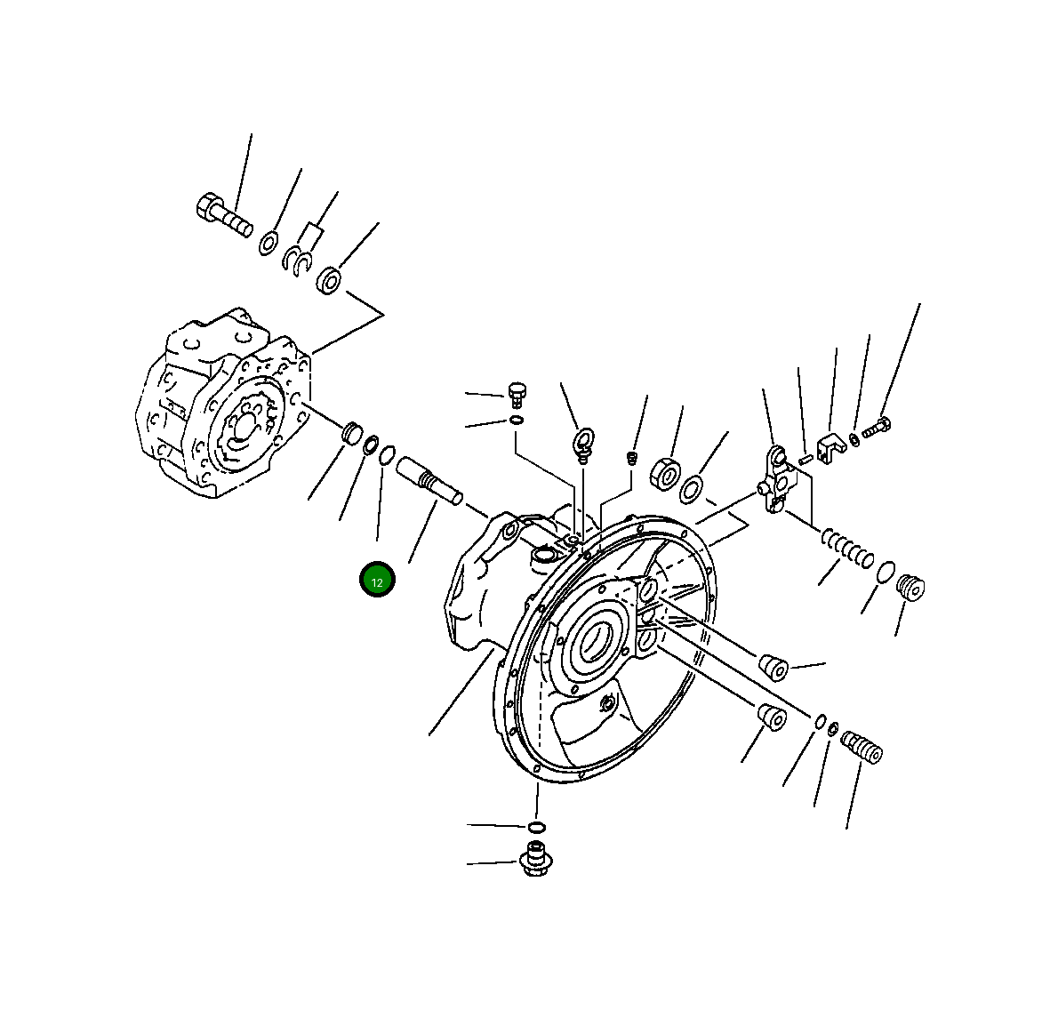 Кольцо уплотнительное (O-Ring) 708-2L-24920  Komatsu
