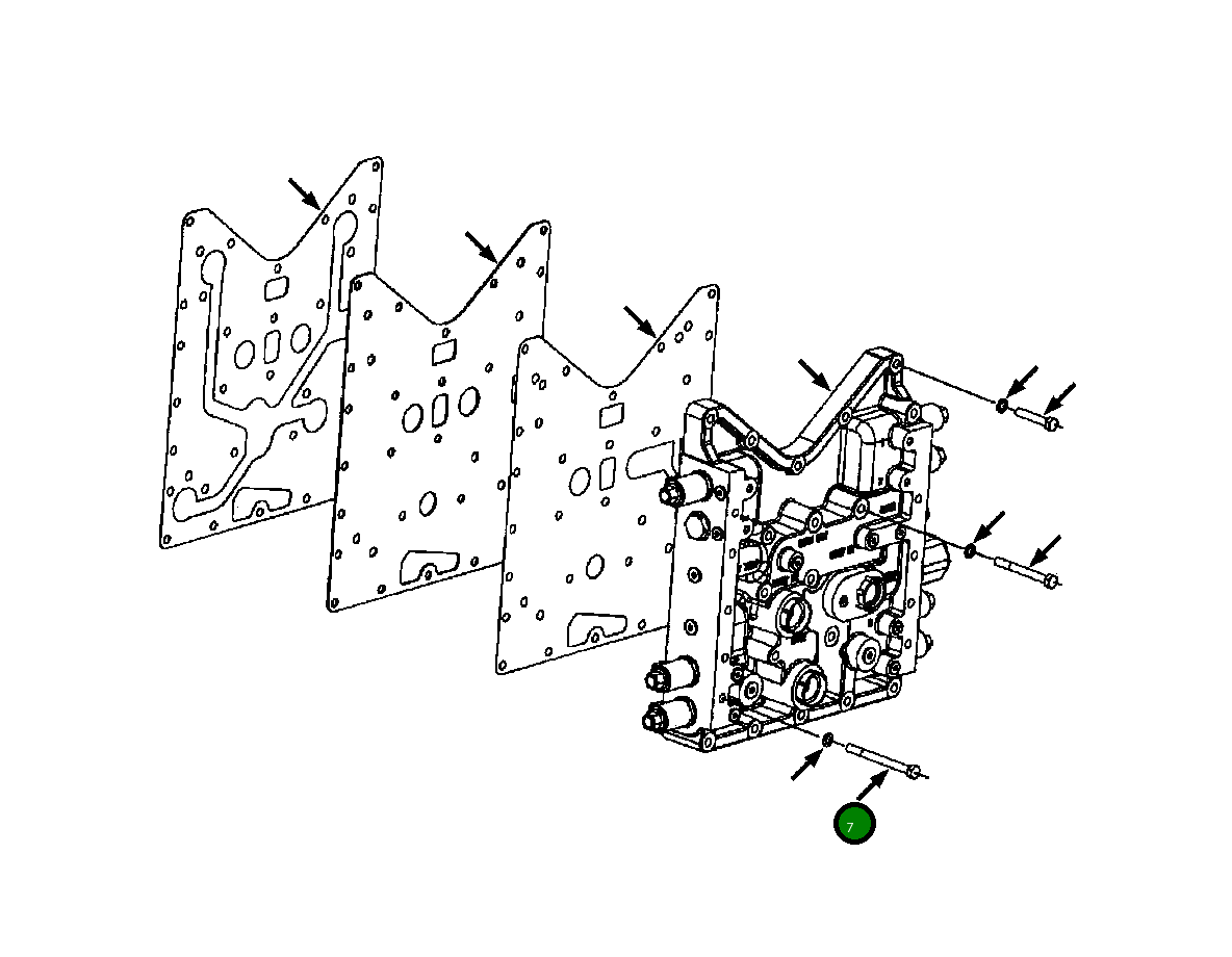 Болт 30 016 R1 Komatsu