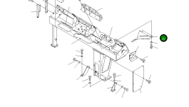 Крышка 56B-54-15581 Komatsu