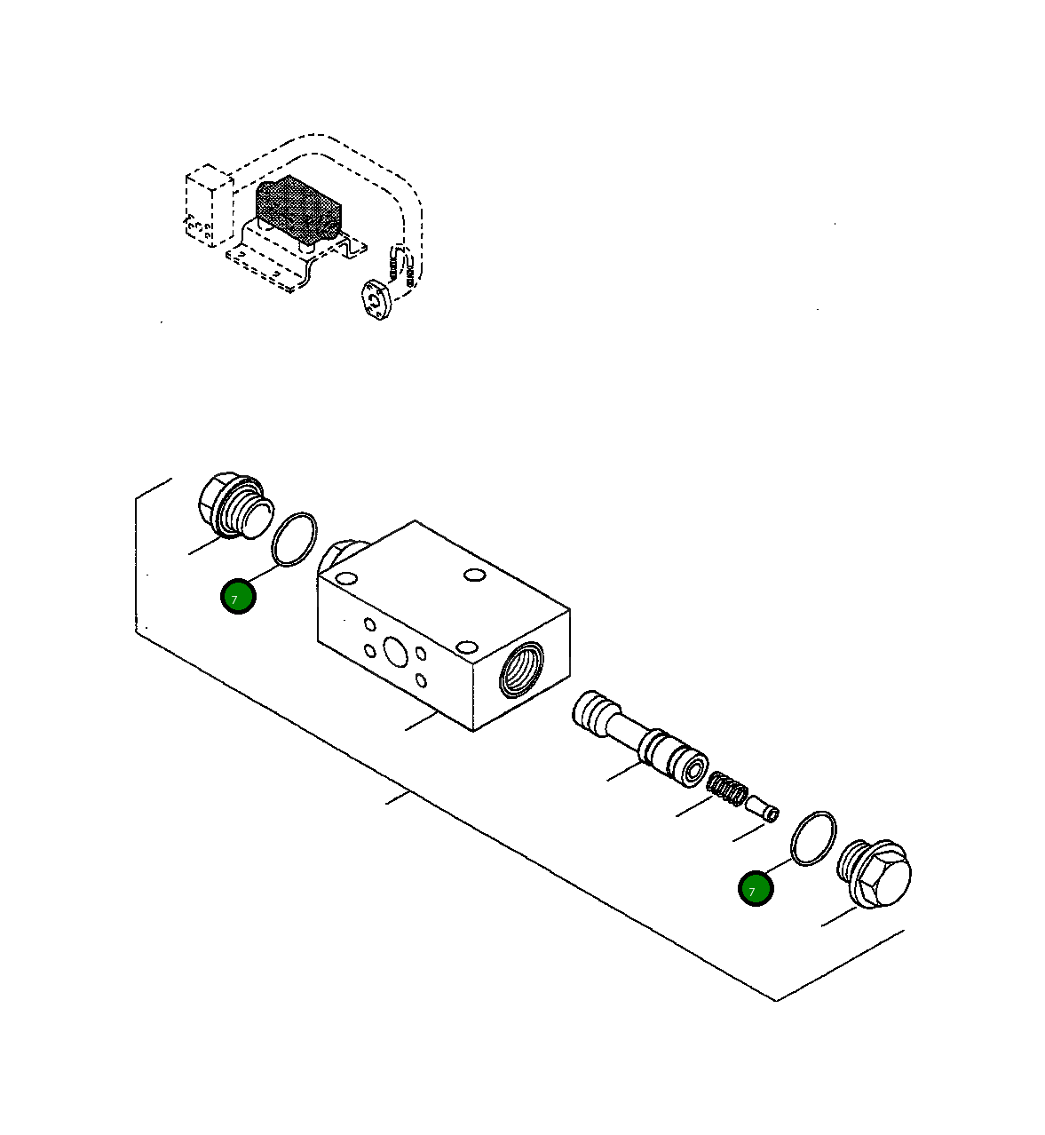 Кольцо уплотнительное (O-Ring) 421-N24-HP10  Komatsu