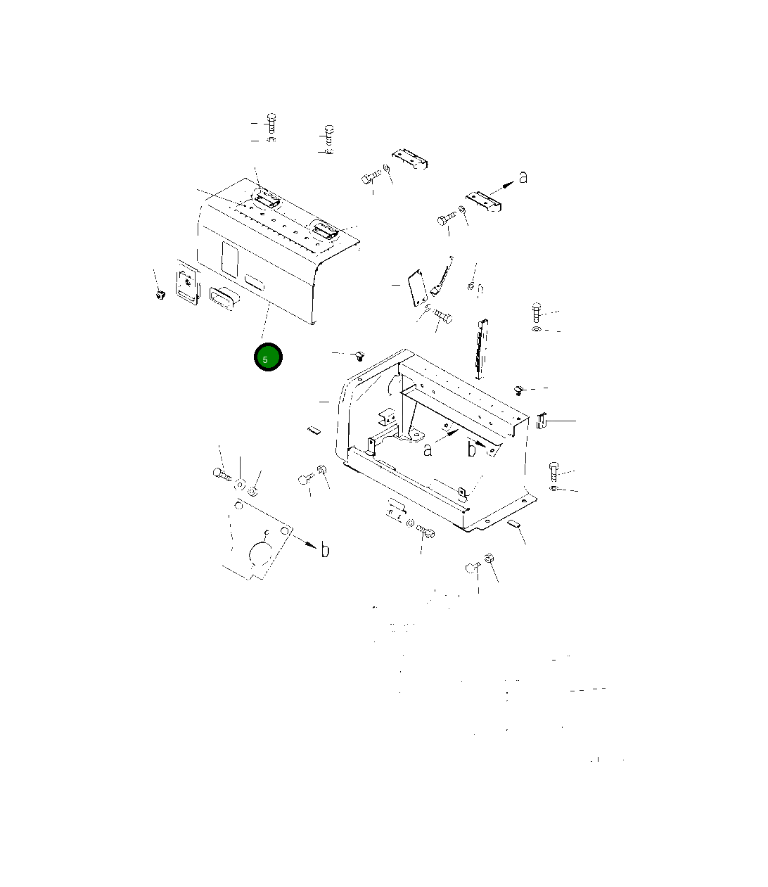 Крышка 2A6-54-11151 Komatsu